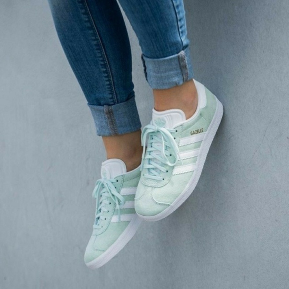 Adidas Gazelles (Icy Mint)